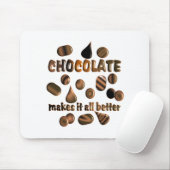 Tapis De Souris Chocolat (Avec souris)