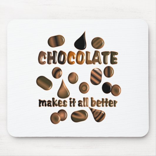 Tapis De Souris Chocolat (Devant)