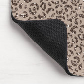 Tapis De Souris Chocolat Brown Mocha crème Parties scintillant léo (Coin)