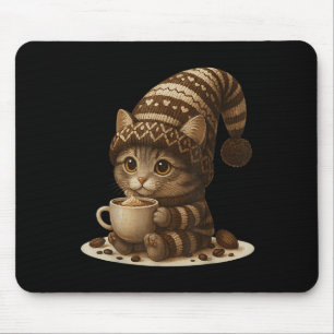 Tapis De Souris Chocolat Chocolat Chaud Chocolat Cosy Hiver Café c