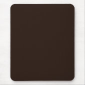 Tapis De Souris Chocolat foncé, Brown solide, Brown foncé (Devant)
