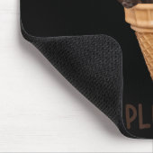 Tapis De Souris Chocolat Lab Waffe Cone Crème glacée Cute Labrador (Coin)