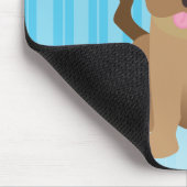 Tapis De Souris Chocolat labrador retriever (Coin)