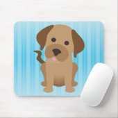 Tapis De Souris Chocolat labrador retriever (Avec souris)