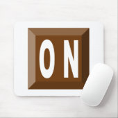 Tapis de souris  CHOCOLAT  ONTARIO (Avec souris)