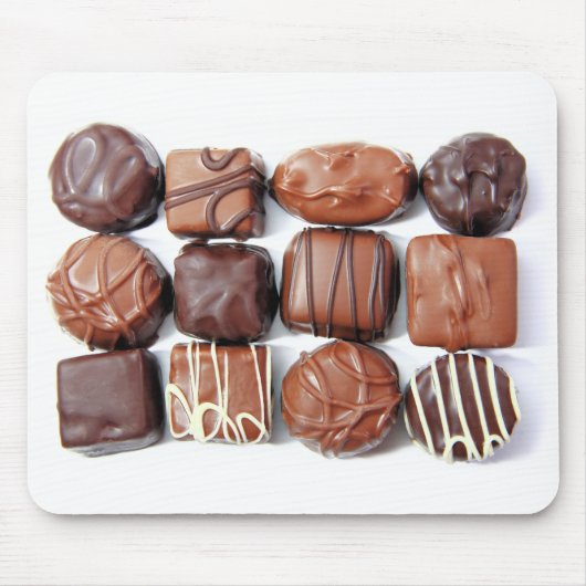 Tapis De Souris Chocolats Assortis Mousepad (Devant)
