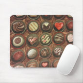 Tapis De Souris Chocolats et truffes (Avec souris)