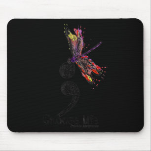 Tapis De Souris Choisir la vie suicide Sensibilisation Colorée Dra