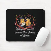 Tapis De Souris Choisir Un Lieu Est Plus Difficile Mariage Pun Mar (Avec souris)