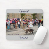 Tapis De Souris "Choisissez la paix " (Avec souris)