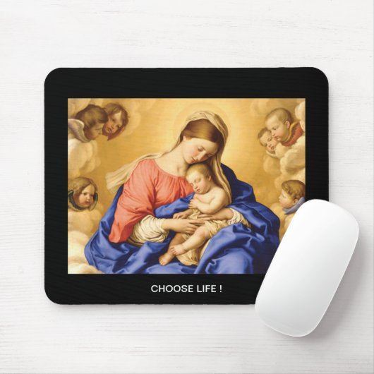 TAPIS DE SOURIS CHOOSE LIFE (Avec souris)