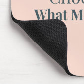 Tapis De Souris Choose What Matters Minimal Motivational Mouse Pad (Coin)