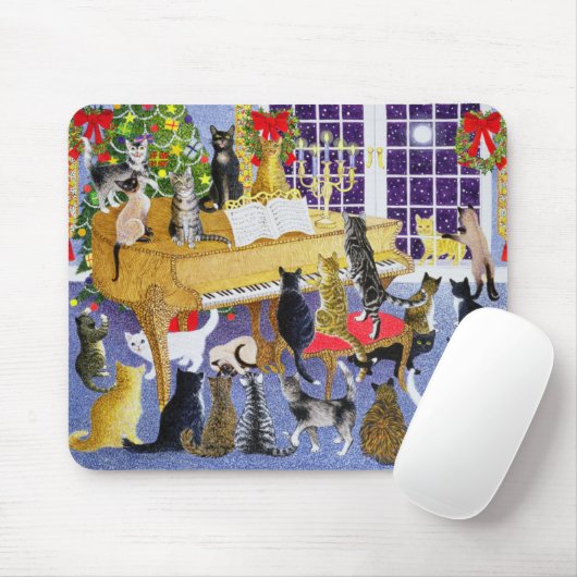 Tapis De Souris Chorus de Noël (Avec souris)