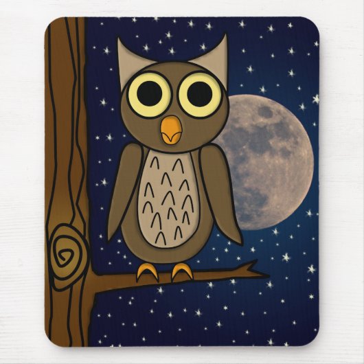 Tapis De Souris chouette (Devant)
