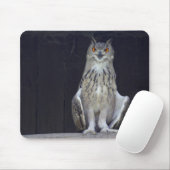Tapis De Souris Chouette à grande corne (Avec souris)