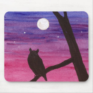 Tapis De Souris Chouette à grande corne