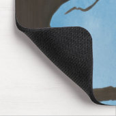Tapis De Souris Chouette adorable et colorée Oliver (Coin)