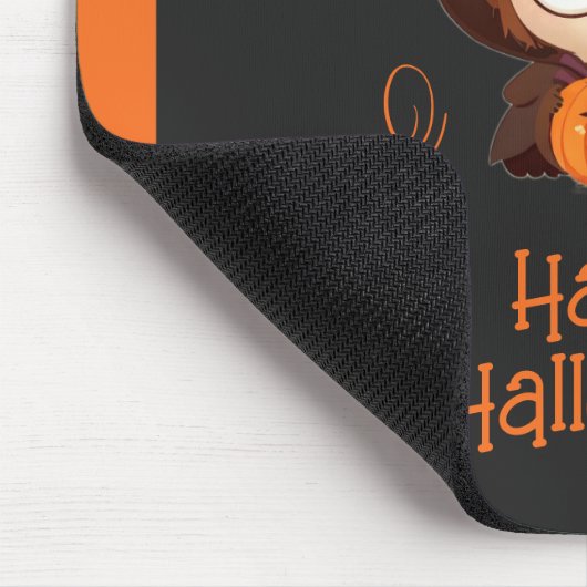 Tapis De Souris Chouette/Automne/Automne/Halloween/citrouille (Coin)