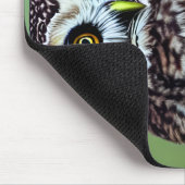 Tapis De Souris Chouette boisée de la petite nature (Coin)