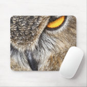 Tapis De Souris Chouette d'aigle d'Eurasie (Bubo bubo) (Avec souris)