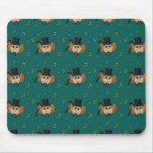 Tapis De Souris Chouette dansante mignonne avec notes musicales De (Devant)