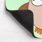Tapis De Souris Chouette de Noël mignonne Mousepad (Coin)