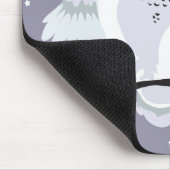 Tapis De Souris Chouette des neiges Mousepad (Coin)
