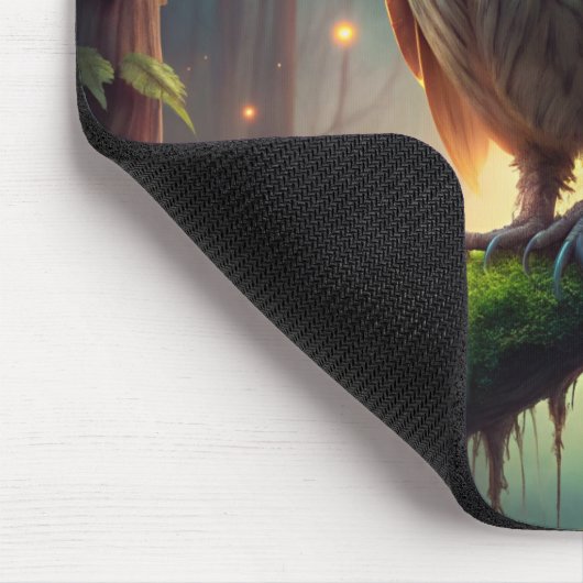 Tapis De Souris Chouette en forêt (Coin)
