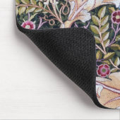 Tapis De Souris Chouette et fleurs, William Morris (Coin)