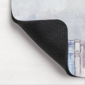 Tapis De Souris Chouette et livres (Coin)