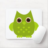 Tapis De Souris Chouette verte (Avec souris)