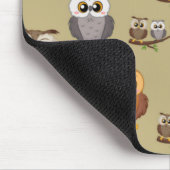 Tapis De Souris Chouettes adorables (Coin)