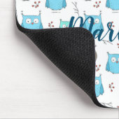 Tapis De Souris Chouettes et branches Motif (Coin)