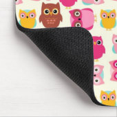 Tapis De Souris Chouettes mignonnes (Coin)