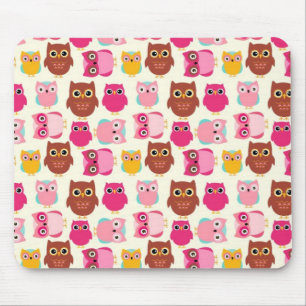 Tapis De Souris Chouettes mignonnes