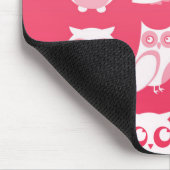 Tapis De Souris Chouettes Mousepad (Coin)