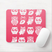 Tapis De Souris Chouettes Mousepad (Avec souris)