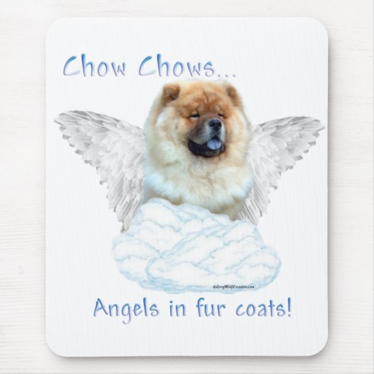 Tapis De Souris Chow Chow Angel (Devant)