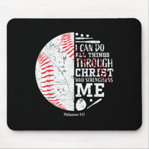 Tapis De Souris Chrétiens Baseball Philipains 4_13 Je peux faire t