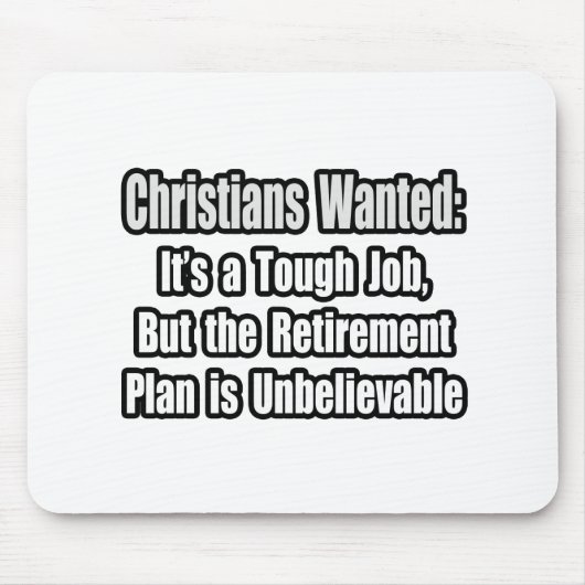 Tapis De Souris Chrétiens Recherchés... (Devant)