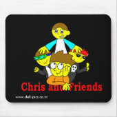 Tapis De Souris Chris et amis Mousepad (Devant)