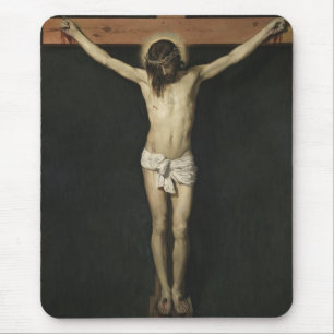 Tapis De Souris Christ crucifié sur la Croix (foi) (Vélasquez)