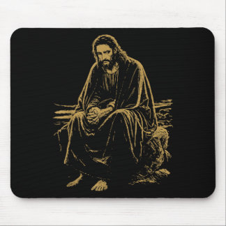 Tapis De Souris Christ in the Desert Jesus Prayer Christian Faiths
