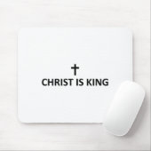 Tapis De Souris Christ Is King Subtle Minimal Christian Faith Reli (Avec souris)