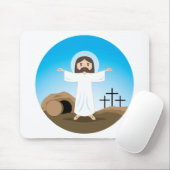 Tapis De Souris Christ ressuscité (Avec souris)