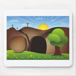 Tapis De Souris christ tomb