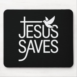 Tapis De Souris Christan Jésus économise Premium