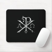 Tapis De Souris Christian Chi Rho T-Shirt Labarum Christogram Cros (Avec souris)