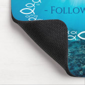 Tapis De Souris Christian Fishes | Suivre Jésus (Coin)
