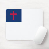 Tapis De Souris Christian flag Mousepad (Avec souris)